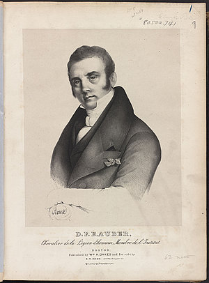 Daniel-François-Esprit Auber (1782-1871), Schüler Cherubinis, war ein französischer Opern-Komponist.