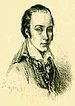 André Chenier (1762-1794) war ein französischer Revolutionär und Dichter. Er gehörte zu den Verteidigern König Louis XVI. und verfasste die »Ode auf Charlotte Corday«. Er starb kurz vor Ende der Terrorherrschaft unter der Guillotine.