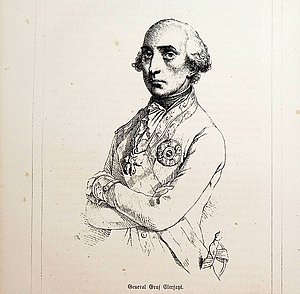 Karl Joseph de Croix, comte de Clerfait (1733-1798) war nach Erzherzog Karl der erfolgreichste österreichische Befehlshaber im Ersten Koalitonskrieg zwischen 1792 und 1801. Zuvor zeichnete er sich schon im Siebenjährigen Krieg und dem letzten österreichischen Türkenkrieg des 18. Jahrhunderts aus.