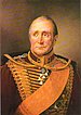 Hans karl von Zieten (1770-1848) war ein preußischer Kavallerieführer des Befreiungskrieges. Er zog auf ausdrücklichen Befehl des »Marschall Vorwärts« als erster mit seinen Truppen in das 1815 besetzte Paris ein und kommandierte das preußische Beobachtungskorps in Frankreich 1815-1818.