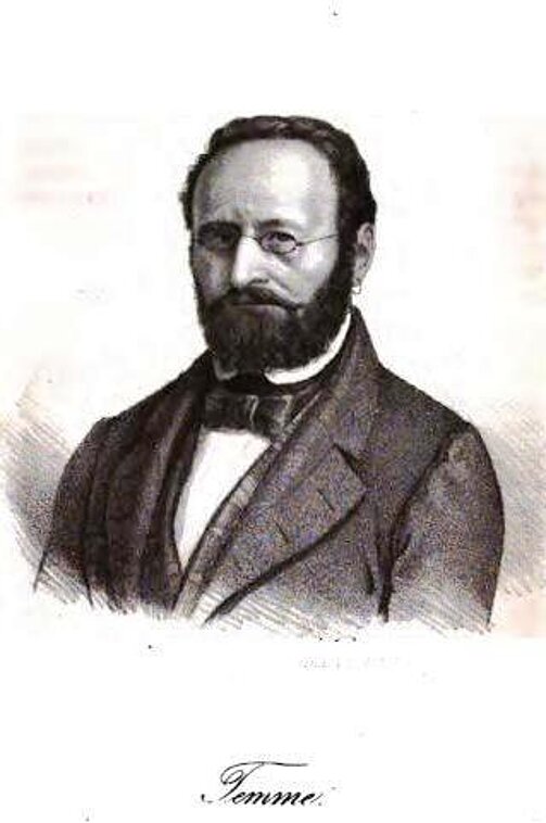 Jodocus Temme (1798-1881) war ein preußischer Jurist und Schriftsteller. Wegen demokratischer Gesinnung wurde er 1850 aus dem dem preußischen Staatsdienst entfernt und er ging in die Schweiz in Exil. Er gilt auch als Begründer des deutschen Kriminalrom