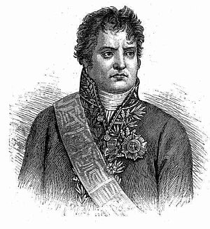 Denis Decrés (1761-1820) war ein französischer Marineadmiral, der am Seegefecht von Abukir im Jahre 1798 teilnahm und in englische Gefangenschaft geriet. Kaiser Napoleon ernannte den fähigen Seeoffizier zum Marineminister.