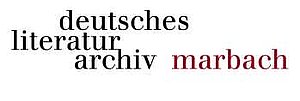 Logo des »Deutschen Literaturarchivs« Marbach/Neckar