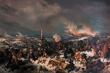 Der Übergang über die Beresina von Peter von Hess, 1844