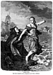 Der Tod des 17jährigen Mädchens Johanna Sebus (1791-1809), die bei einem Hochwasser ihre kranke Mutter und eine weitere Frau mit Kindern rettete. Goethe selbst widmete ihr ein Gedicht. Noch heute ist die Erinnerung an sie in Kleve lebendig.