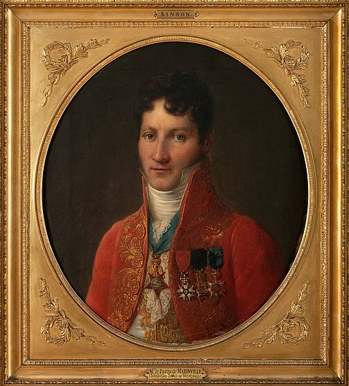 Étienne-Jules Cousin de Marinville (1760-1861) war Kammerherr König Jérôme Bonapartes in Westphalen und später Bürgermeister von Saint-Maur bei Paris.