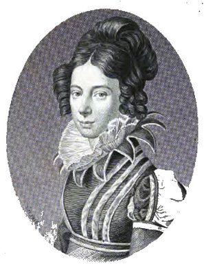 Elisa von Ahlefeldt (1788-1855) war eine deutsche Schriftstellerin. Während der Befreiungskriege zog sie mit ihrem Mann und dessen Lützowschen Freischar gegen Napoleon ins Feld. Später war sie die Lebensgefährtin des Schriftstellers Carl von Immermann.