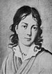 Bettine von Arnim (1785-1859) war eine deutsche Schriftstellerin. Sie war die Schwester von Clemens Brentano und Gattin Ludwig Joachim von Arnims. Mit Goethe unterhielt sie als Kind einen Briefwechsel, den sie später veröffentlichte.