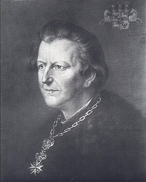 Werner von Haxthausen (1780-1842) nahm am Dörnberg-Aufstand 1809 teil und kämpfte in Norddeutschland 1813 unter Wallmoden. Er widmete sich orientalischen Studien und war der Onkel der Schriftstellerin Annette von Droste-Hülshof.