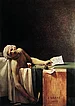 Die Ermordung des französischen Revolutionsführers Jean-Paul Marat durch Charlotte Corday am 13.07.1793. 