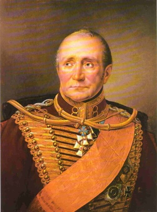 Hans karl von Zieten (1770-1848) war ein preußischer Kavallerieführer des Befreiungskrieges. Er zog auf ausdrücklichen Befehl des »Marschall Vorwärts« als erster mit seinen Truppen in das 1815 besetzte Paris ein und kommandierte das preußische Beobachtungskorps in Frankreich 1815-1818.