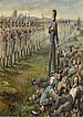 Erschießung der 11 Schillschen Offiziere. Stehend Hans Gustav Albert von Wedell