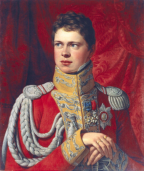 Carl Bernhard von Sachsen-Weimar-Eisenach (1792-1862) kämpfte im Krieg von 1809 in der Armee Napoléons und im Jahre 1813 gegen Napoléon. Ab 1815 trat er in die neu geschaffene niederländische Armee ein. Er reiste auch gern durch Europa, die Vereinigten Staaten von Amerika und auch Asien.