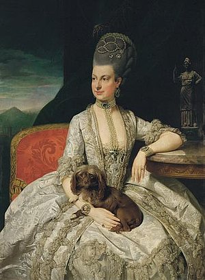 Marie Christine von Sachsen-Teschen (1742-1798) war die Ehefrau Albert Kasimirs von Sachsen-Teschen und Lieblingstochter der Erzherzogin Maria Theresias. Sie war die Adoptivmutter Erzherzog Carls.