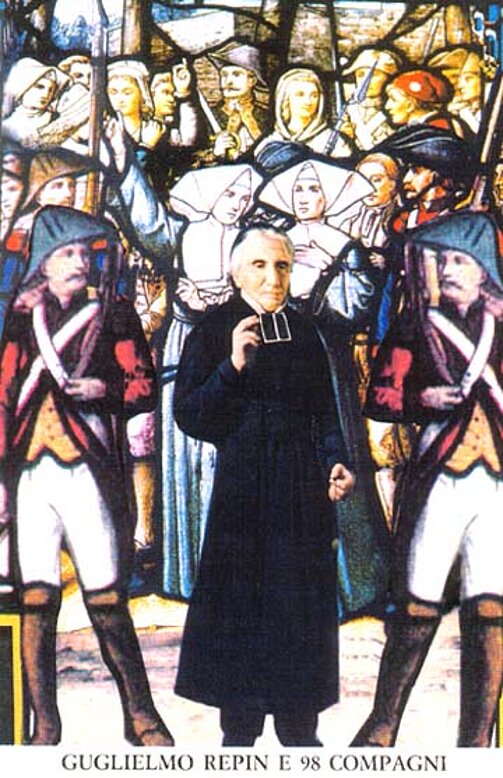 Guillaume Repin (1709-1794) war ein französisher Priester, der aus Überzeugung den Eid auf die französishe Verfassung ablehnte und als einer der 99 Märtyrer von Angers 1984 selig gesprochen wurde.