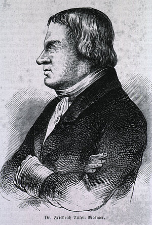 Franz Anton Mesmer (1734-1815) war ein deutscher Mediziner, der als Begründer und Vorkämpfer des »animalischen Magnetismus«, gilt. Hierbei sollte eine, dem Antimagnetismus vergleichbare Kraft, im menschlichen Körper Störungen der Lebenskraft heilen können.