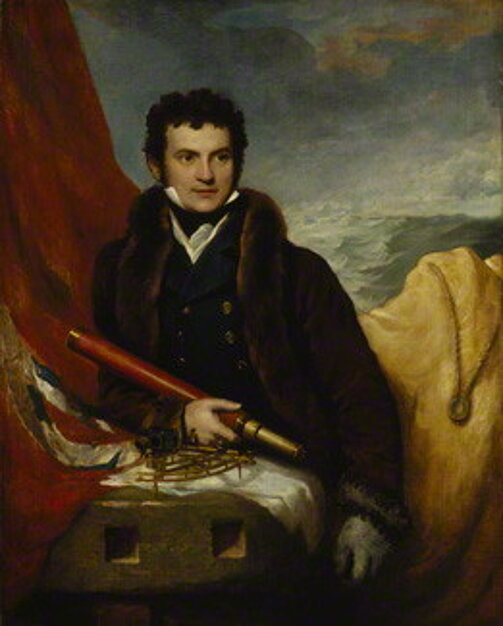 William Edward Parry (1790-1865) war Admiral der Royal Navy. aden 1820er Jahren unternahm er mehrere Reisen in das Nordpolargebiet.