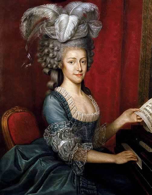 Maria Theresia von Sachsen (1767-1827) , die Tochter Kaiser Leopolds II., war von Frühjahr 1827 sächsische Königin und Gemahlin Anton I.
