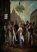 Tanz um den Freiheitsbaum im Jahre 1794.