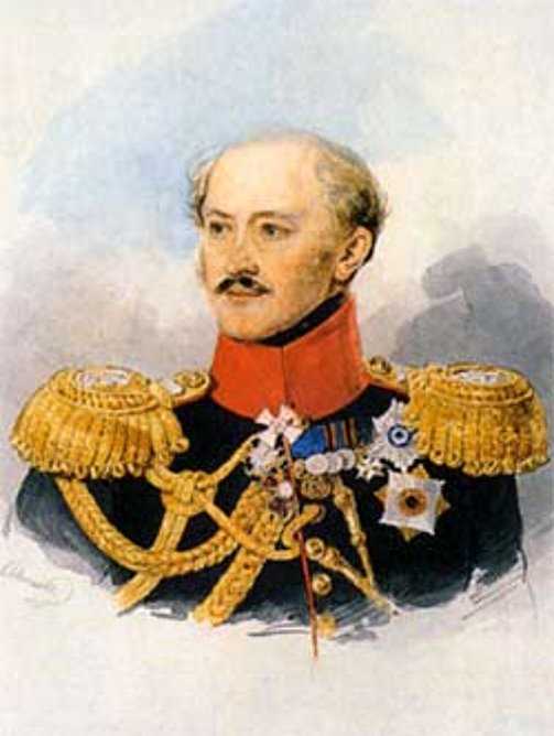 Alexander von Benckendorff (1783-1844) war ein russischer General und Vertrauter der Zaren Alexander I. und Nikolaus I. in dessen Auftrag er eine Geheime Polizei aufbaute um revolutionäre Umbrüche bereits im Keim zu unterdrücken.