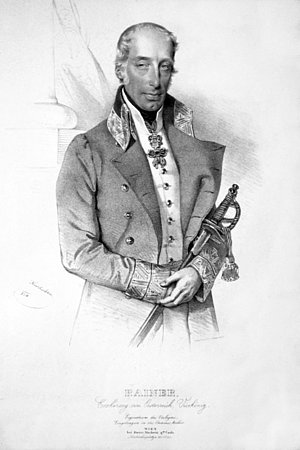 Rainer Joseph von Habsburg (1783-1853) war ein jüngerer Bruder Kaiser Franz I. und von 1818 bis 1848 Vizekönig von Lombardo-Venezien.