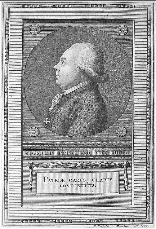 Siegmund von Bibra (1750-1803) war Theologe und leitete die weltliche Regierung im Bistum Fulda und übernahm für den Fürsten von Nassau-Oranien in diplomatischen Missionen unterwegs. Obwohl er Katholik war vertrat er in seinen Schriften die Ideen und I