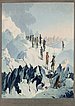 Besteigung des Mont Blanc durch Horace Bénédict de Saussure und 19 weiterer Wissenschaftler unter Führung von Jacques Balmat im Jahre 1790 zur Durchführung wissenschaftlicher Experimente.