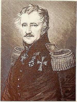 Friedrich Phillip Victor von Moltke (1768-1845) war ein dänischer General und Vater des preußischen Generalfeldmarschalls Helmuth von Moltke.