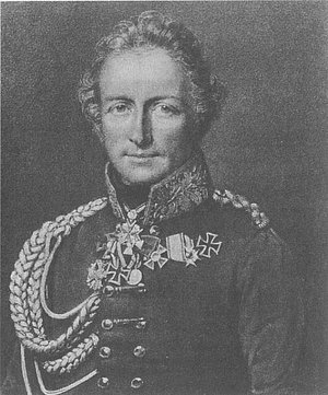 Friedrich August Ludwig von der Marwitz (1777-1837) war preußischer General und konservativer Adeliger, die Stein-Hardenbergischen Reformen konsequent ablehnte. Berühmt wurde er durch die Lebuser Denkschrift aus dem Jahre 1811.