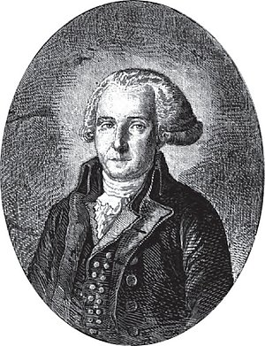 Pierre-Louis Prieur de la Marne (1759-1827) war Jurist und gehörte in der Zeit der Französischen Revolution den Generalständen und dem Nationalkonvent an. Als Konventskommissar reorganisierte er die französischen Revolutionstruppen. Im Jahre 1816 ging