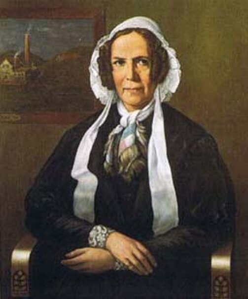 Christine Englerth (1767-1838) übernahm nach dem Tod ihres Mannes dessen Bergwerke und schuf daraus die Eschweiler Bergwerks Verein, die erste Bergbau-AG.
