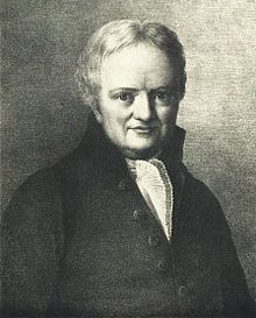 Jakob Friedrich von Abel (1751-1829) war Philologe,  Theologe und Pyschiologe an der Hohen Carlsschule und an der Universität zu Tübingen. Er unterrichtete den jungen Schiller und gab ihm Anregungen, die sich durch sein gesamtes Werk zogen.
