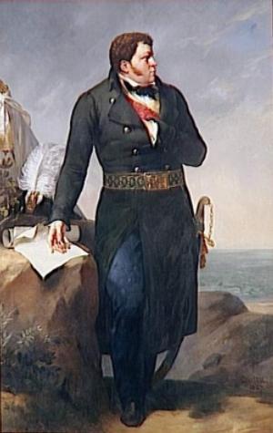 Georges Cadoudal (1771-1804) war während der Revolutionskriege Anführer royalistischer Aufstandsbewegungen in der Bretagne und plante 1804 zusammen mit General Pichegru einen Anschlag auf Napoléon. In der Restauration postum zum Marschall von Frankreich befördert.