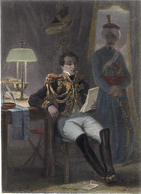 Louis Alexandré Berthier (1753-1815) war Marschall von Frankreich und Generalstabschef Napoleons. Er starb im Juni 1815 auf ungeklärte Weise in Bamberger Exil.