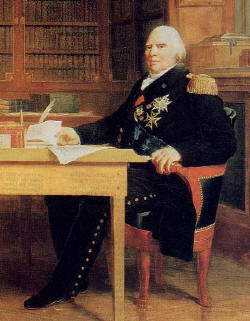 Louis XVIII. de Bourbonen (1755-1824) war nach der ersten Abdankung Napoléons im Jahre 1814 - nach 23 Jahren Exil - König von Frankreich.