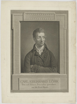 Carl Eberhard Löhr (1763-1813) war Leipziger Bankier und Kunstsammler. Er war mit der Kupferstecherin Juliane Wilhelmine Bause verheiratet.
