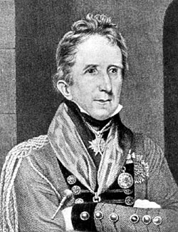 Hudson Lowe (1769-1844) war ein britischer General und Gouverneur von St. Helena während der Gefangenschaft Napoléons 1815-1821.